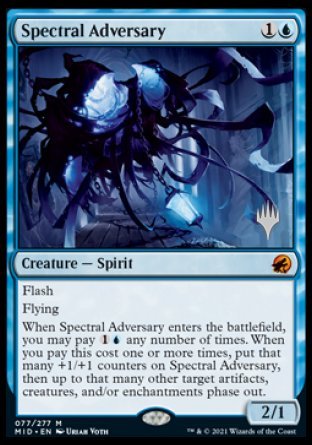 Spectral Adversary (Promo Pack) [Innistrad: Midnight Hunt Promo Pack] (PMID 77)