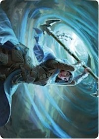 Sea Gate Stormcaller Art Card [Zendikar Rising Art Series] (AZNR 50)