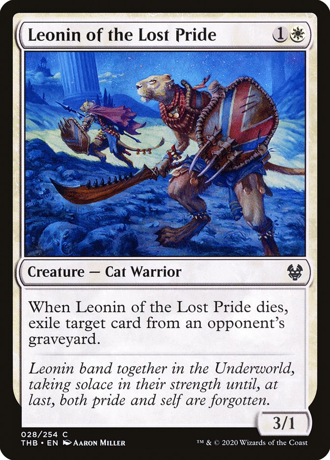 Leonin of the Lost Pride [Theros Beyond Death] (THB 28)