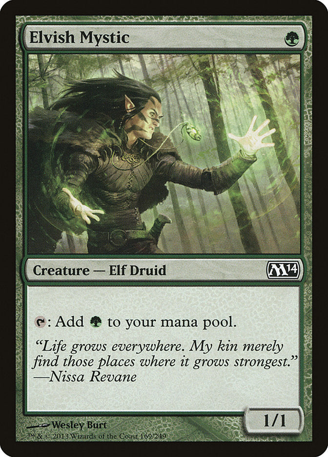 Elvish Mystic [Magic 2014] (M14 169)