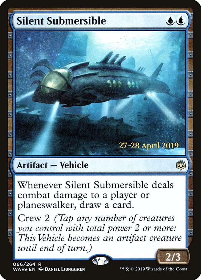 Silent Submersible  [War of the Spark Prerelease Promos] (PWAR 66S)