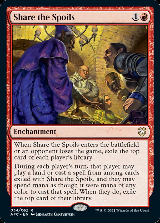 Share the Spoils [Dungeons & Dragons: Adventures in the Forgotten Realms Commander] (AFC 34)