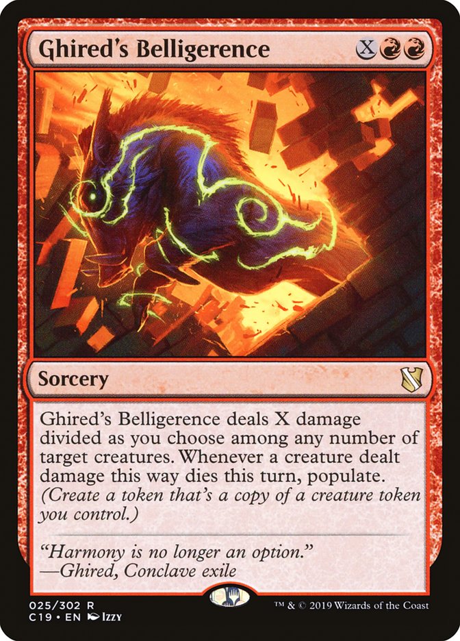 Ghired's Belligerence [Commander 2019] (C19 25)