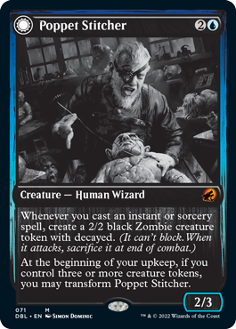 Poppet Stitcher // Poppet Factory [Innistrad: Double Feature] (DBL 71)