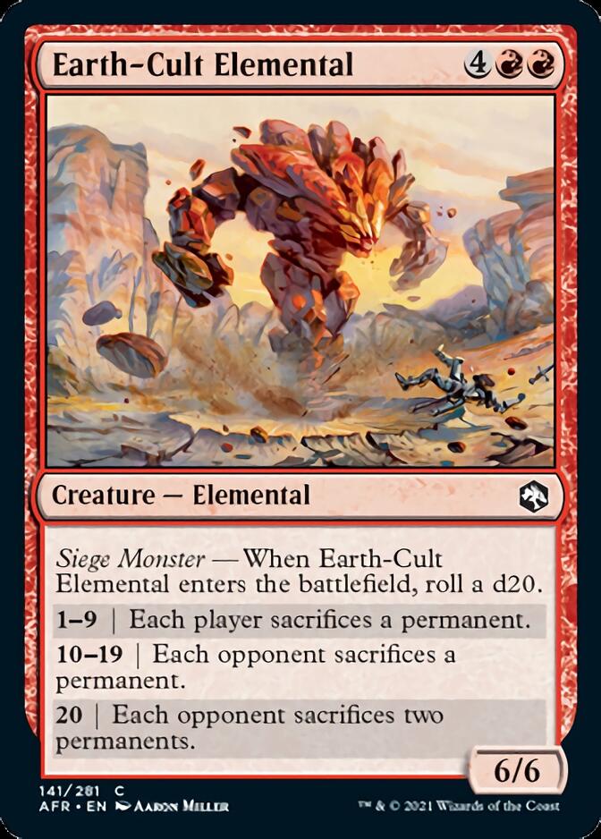 Earth-Cult Elemental [Dungeons & Dragons: Adventures in the Forgotten Realms] (AFR 141)