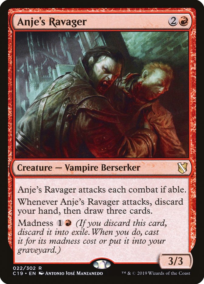 Anje's Ravager [Commander 2019] (C19 22)