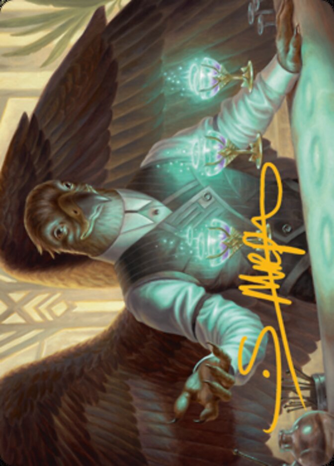 Speakeasy Server Art Card (Gold-Stamped Signature) [Streets of New Capenna Art Series] (ASNC 9)