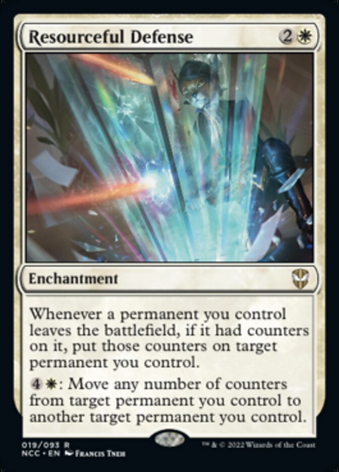 Resourceful Defense [Streets of New Capenna Commander] (NCC 19)