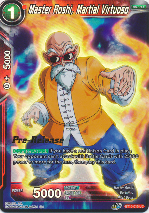 Master Roshi, Martial Virtuoso [BT10-010]
