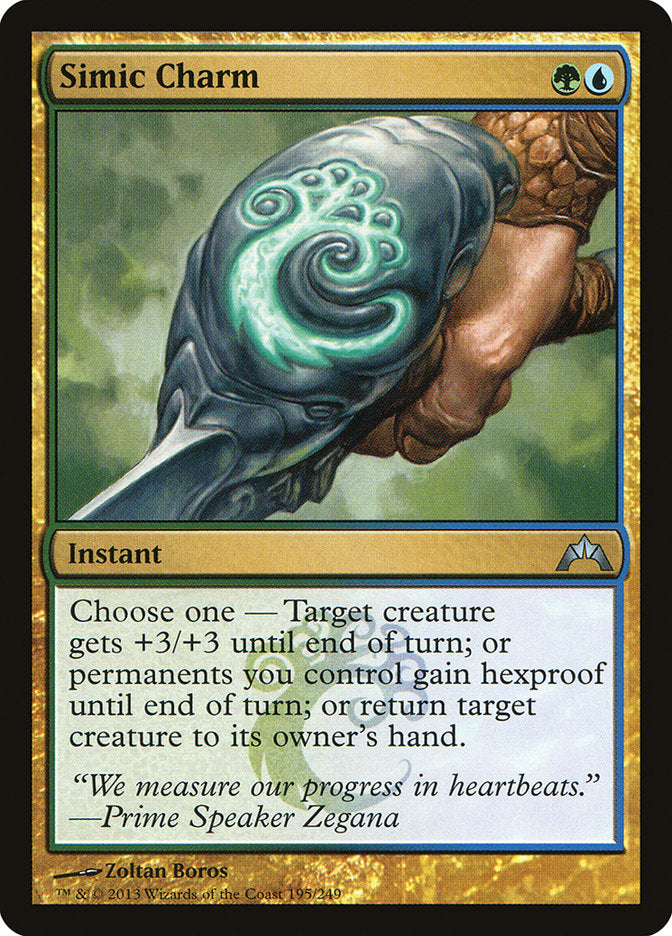 Simic Charm [Gatecrash] (GTC 195)