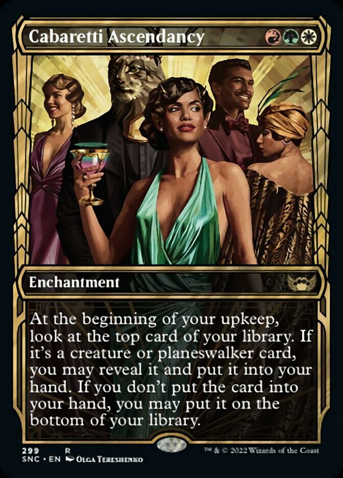Cabaretti Ascendancy (Showcase Golden Age) [Streets of New Capenna] (SNC 299)