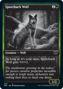 Sporeback Wolf [Innistrad: Double Feature] (DBL 490)