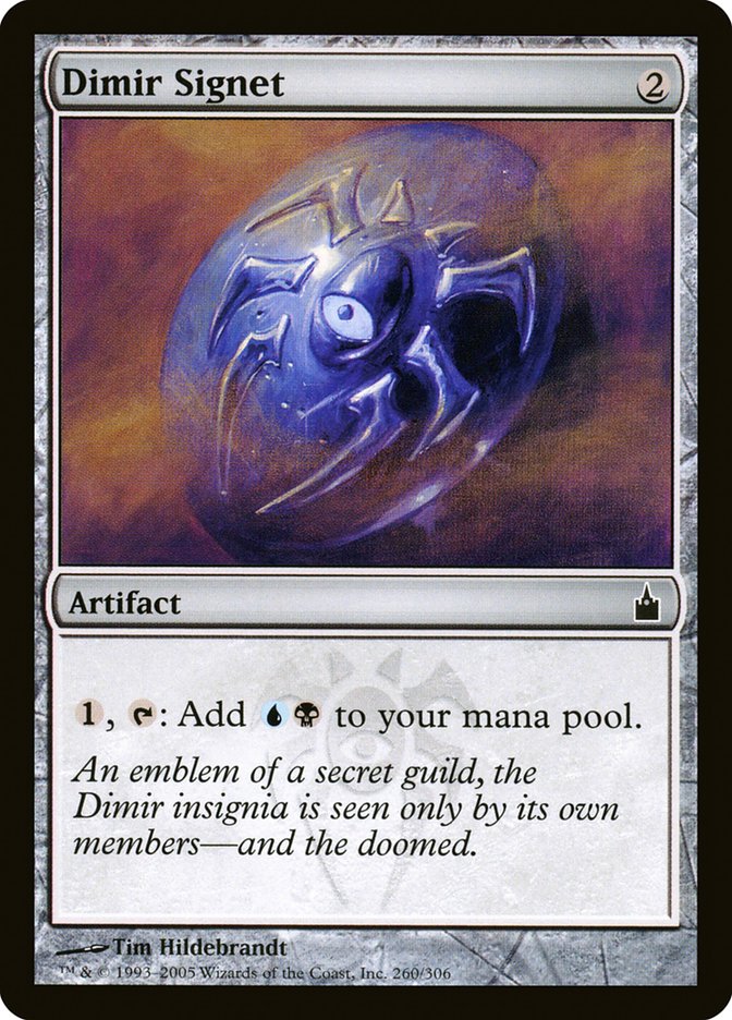 Dimir Signet [Ravnica: City of Guilds] (RAV 260)
