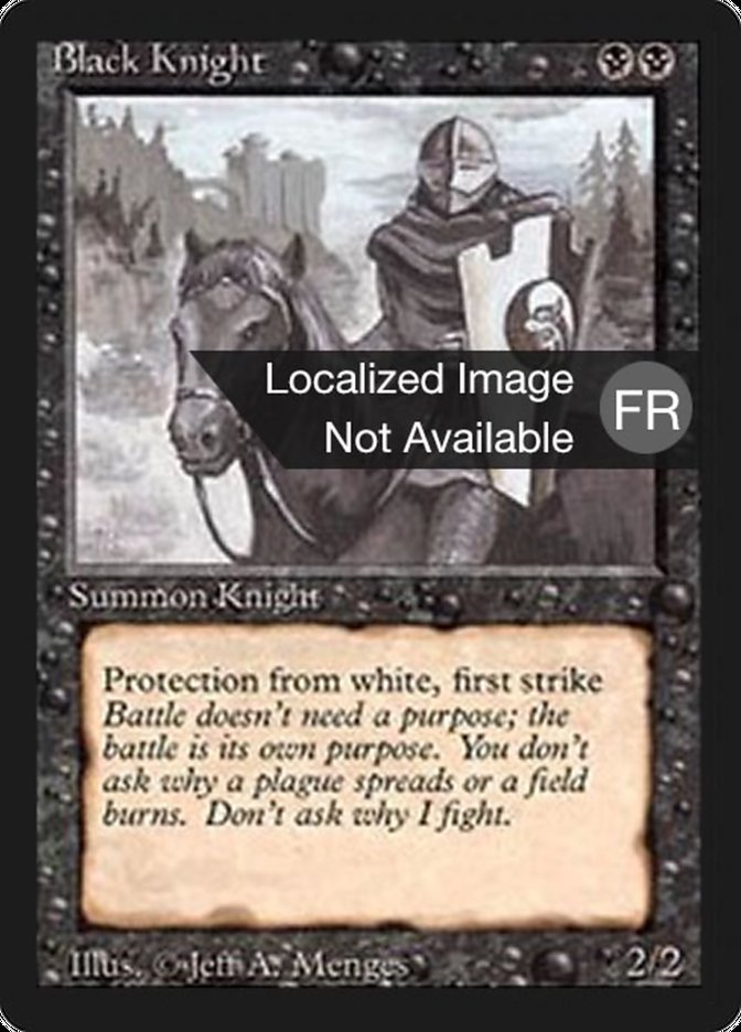 Black Knight [Foreign Black Border] (FBB 95)