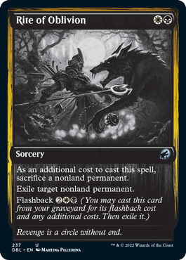 Rite of Oblivion [Innistrad: Double Feature] (DBL 237)