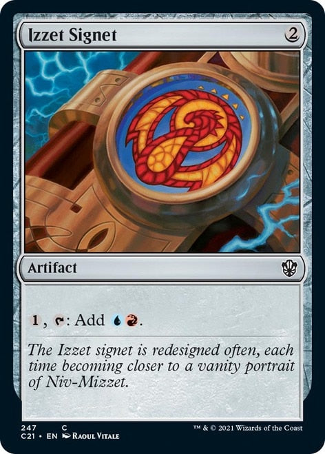 Izzet Signet [Commander 2021] (C21 247)