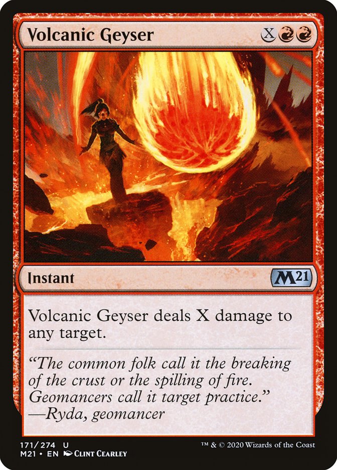 Volcanic Geyser [Core Set 2021] (M21 171)