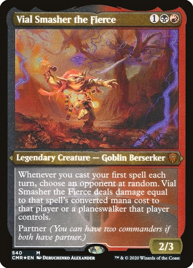 Vial Smasher the Fierce [Commander Legends Etched] (PCMR 540)