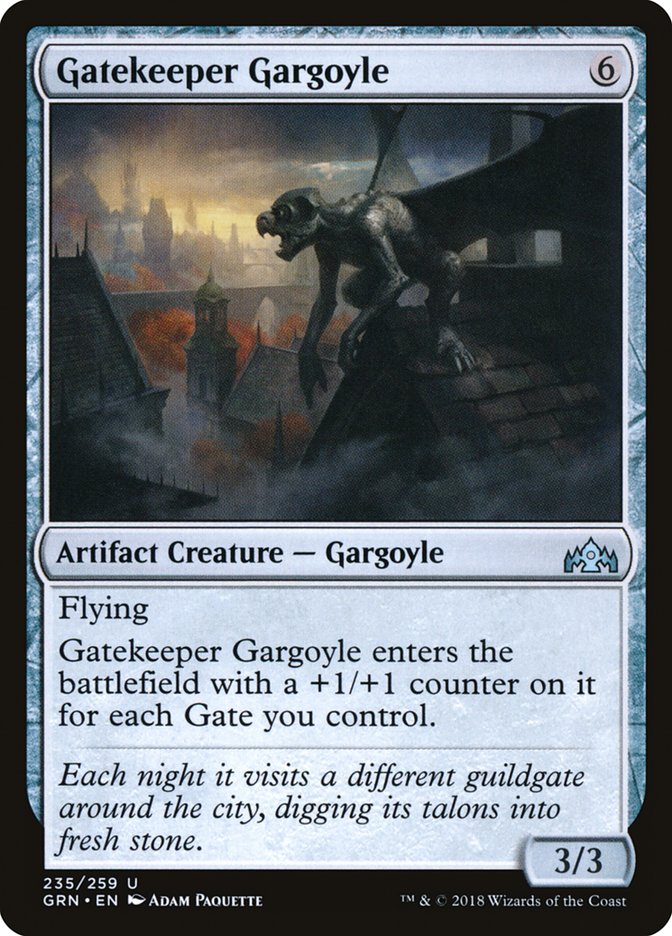 Gatekeeper Gargoyle [Guilds of Ravnica] (GRN 235)