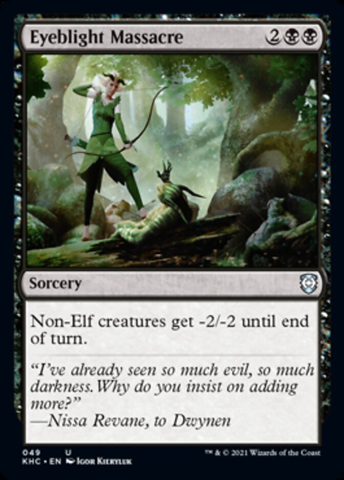 Eyeblight Massacre [Kaldheim Commander] (KHC 49)
