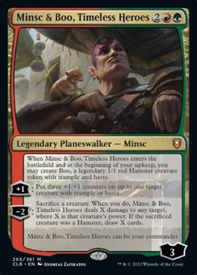 Minsc & Boo, Timeless Heroes [Commander Legends: Battle for Baldur's Gate] (CLB 285)