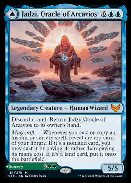 Jadzi, Oracle of Arcavios // Journey to the Oracle [Strixhaven: School of Mages] (STX 151)