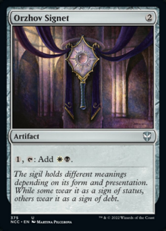 Orzhov Signet [Streets of New Capenna Commander] (NCC 375)