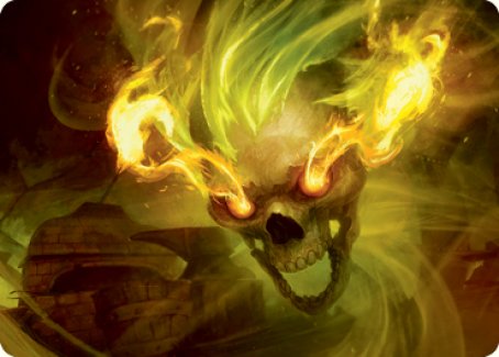 Flameskull Art Card [Dungeons & Dragons: Adventures in the Forgotten Realms Art Series] (AAFR 14)