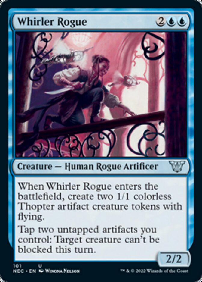 Whirler Rogue [Kamigawa: Neon Dynasty Commander] (NEC 101)