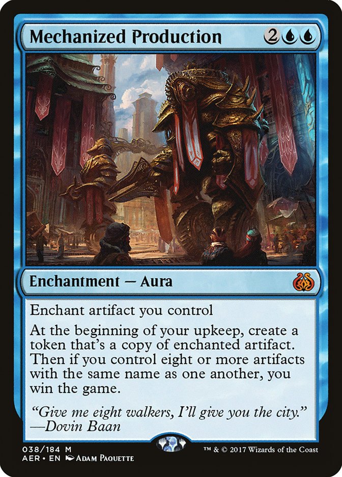 Mechanized Production [Aether Revolt] (AER 38)