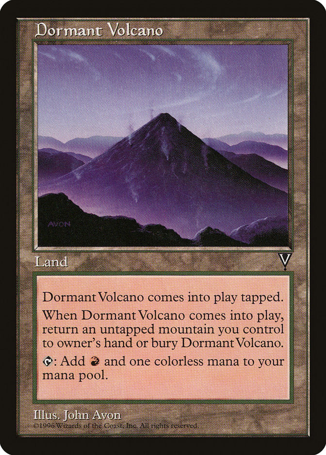 Dormant Volcano [Visions] (VIS 161)