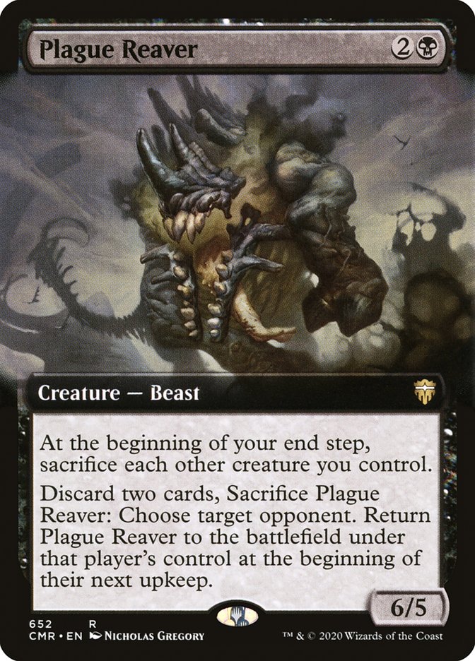 Plague Reaver (Extended Art) [Commander Legends] (CMR 652)