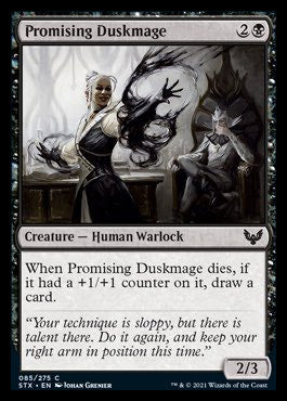 Promising Duskmage [Strixhaven: School of Mages] (STX 85)
