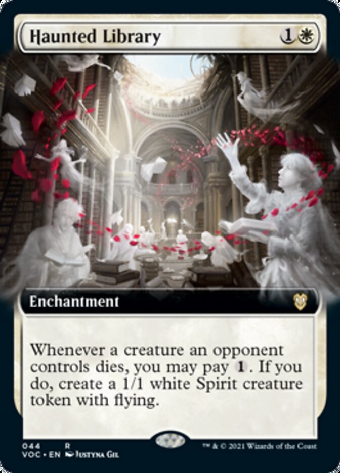 Haunted Library (Extended) [Innistrad: Crimson Vow Commander] (VOC 44)