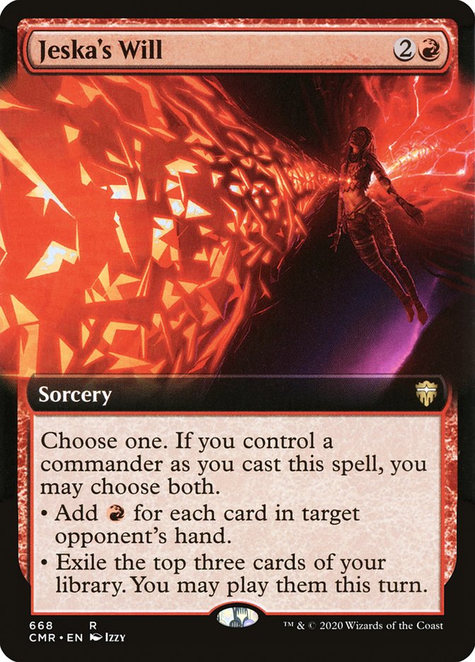 Jeska's Will (Extended Art) [Commander Legends] (CMR 668)