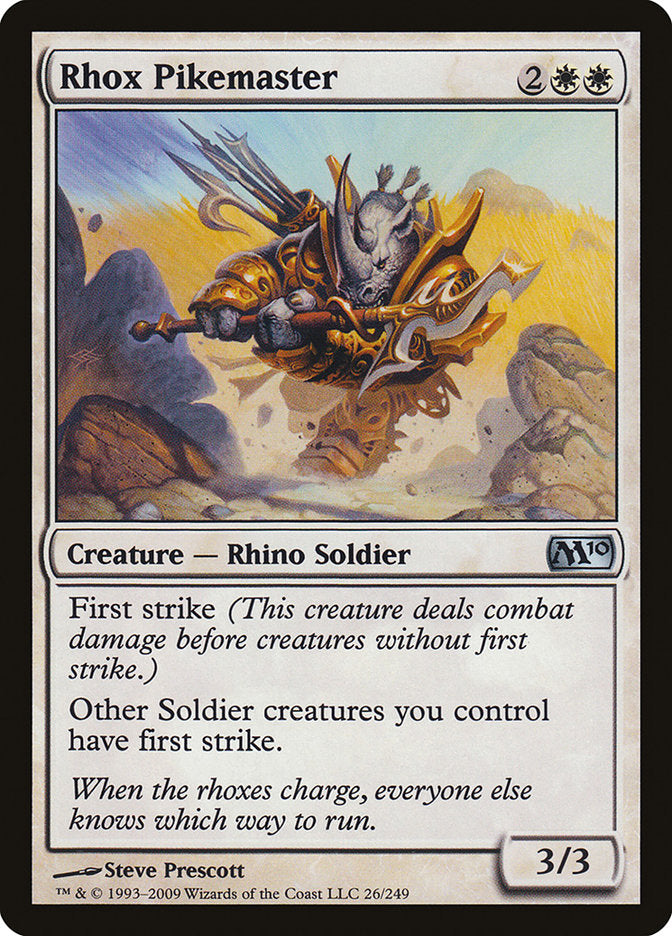 Rhox Pikemaster [Magic 2010] (M10 26)