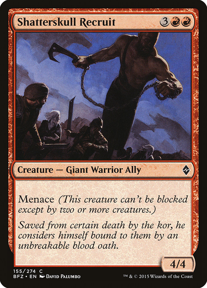 Shatterskull Recruit [Battle for Zendikar] (BFZ 155)