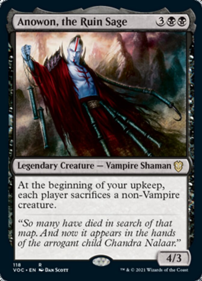 Anowon, the Ruin Sage [Innistrad: Crimson Vow Commander] (VOC 118)
