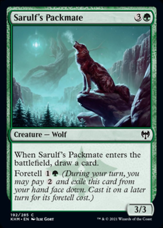 Sarulf's Packmate [Kaldheim] (KHM 192)