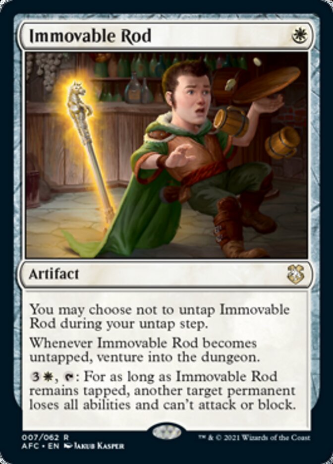 Immovable Rod [Dungeons & Dragons: Adventures in the Forgotten Realms Commander] (AFC 7)