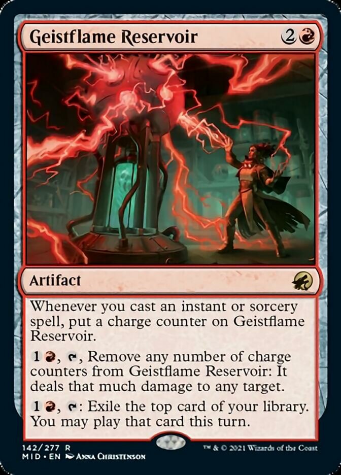 Geistflame Reservoir [Innistrad: Midnight Hunt] (MID 142)