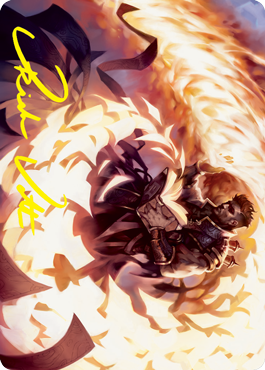 Revel in Silence Art Card (Gold-Stamped Signature) [Strixhaven: School of Mages Art Series] (ASTX 36)