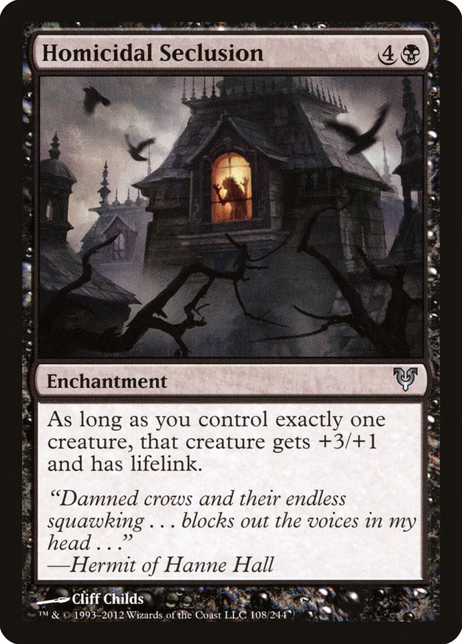 Homicidal Seclusion [Avacyn Restored] (AVR 108)