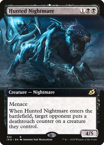 Hunted Nightmare (Extended Art) [Ikoria: Lair of Behemoths] (IKO 322)