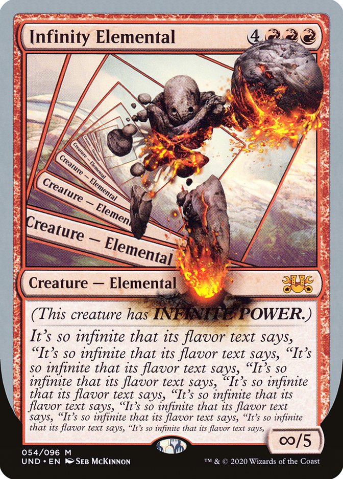 Infinity Elemental [Unsanctioned] (UND 54)