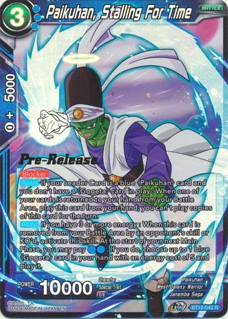 Paikuhan, Supporting His Comrades [BT12-044]