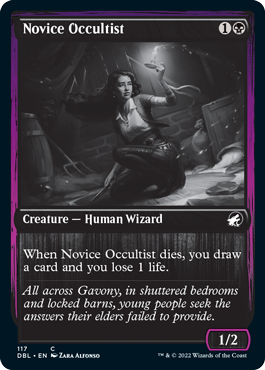Novice Occultist [Innistrad: Double Feature] (DBL 117)
