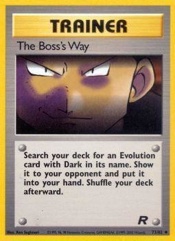 The Boss's Way (73/82) [Team Rocket]