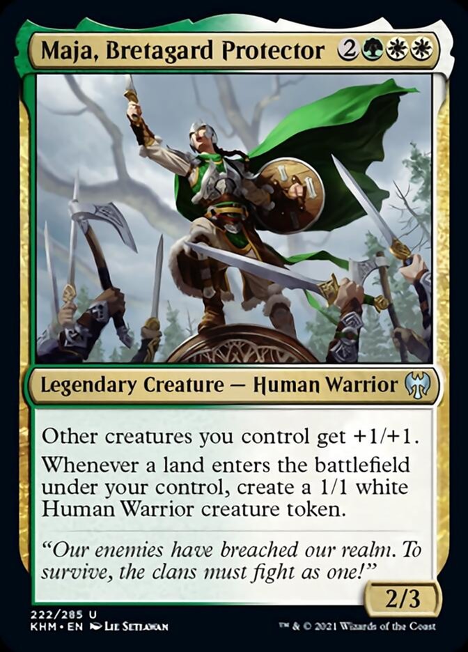 Maja, Bretagard Protector [Kaldheim] (KHM 222)