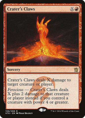 Crater's Claws [Khans of Tarkir] (KTK 106)